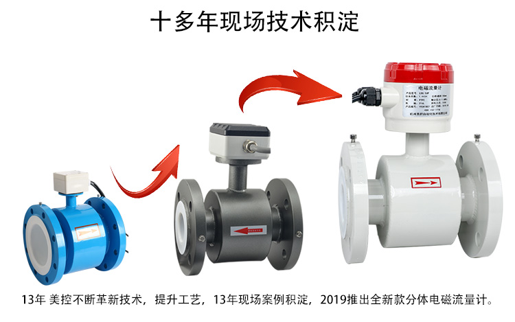 美控电磁流量计十多年现场技术积累