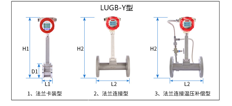 美控涡街流量计尺寸