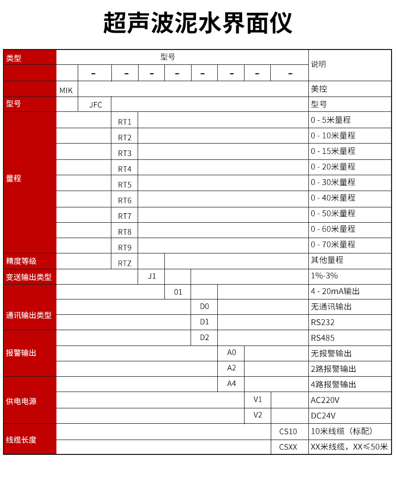 超声波泥水界面仪