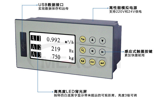 R200A白屏液位记录仪