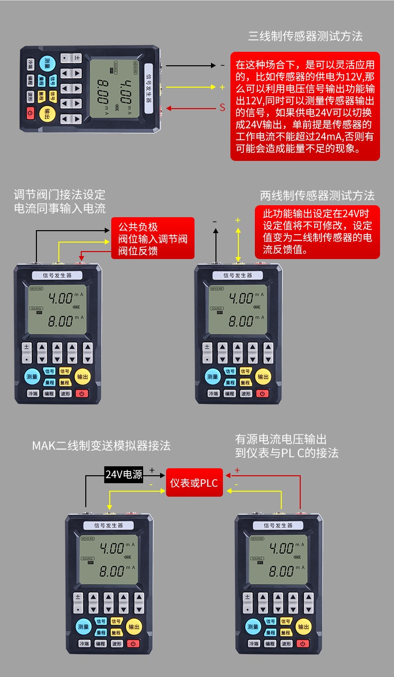 信号发生器接口示意图