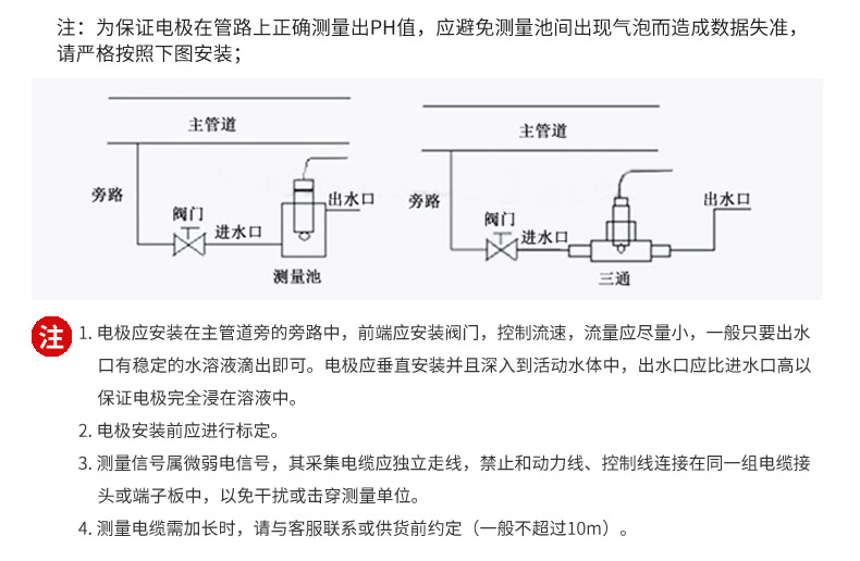 ph电极常见安装方式