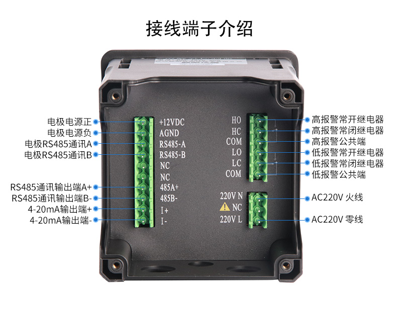 在线荧光法溶氧仪接线图